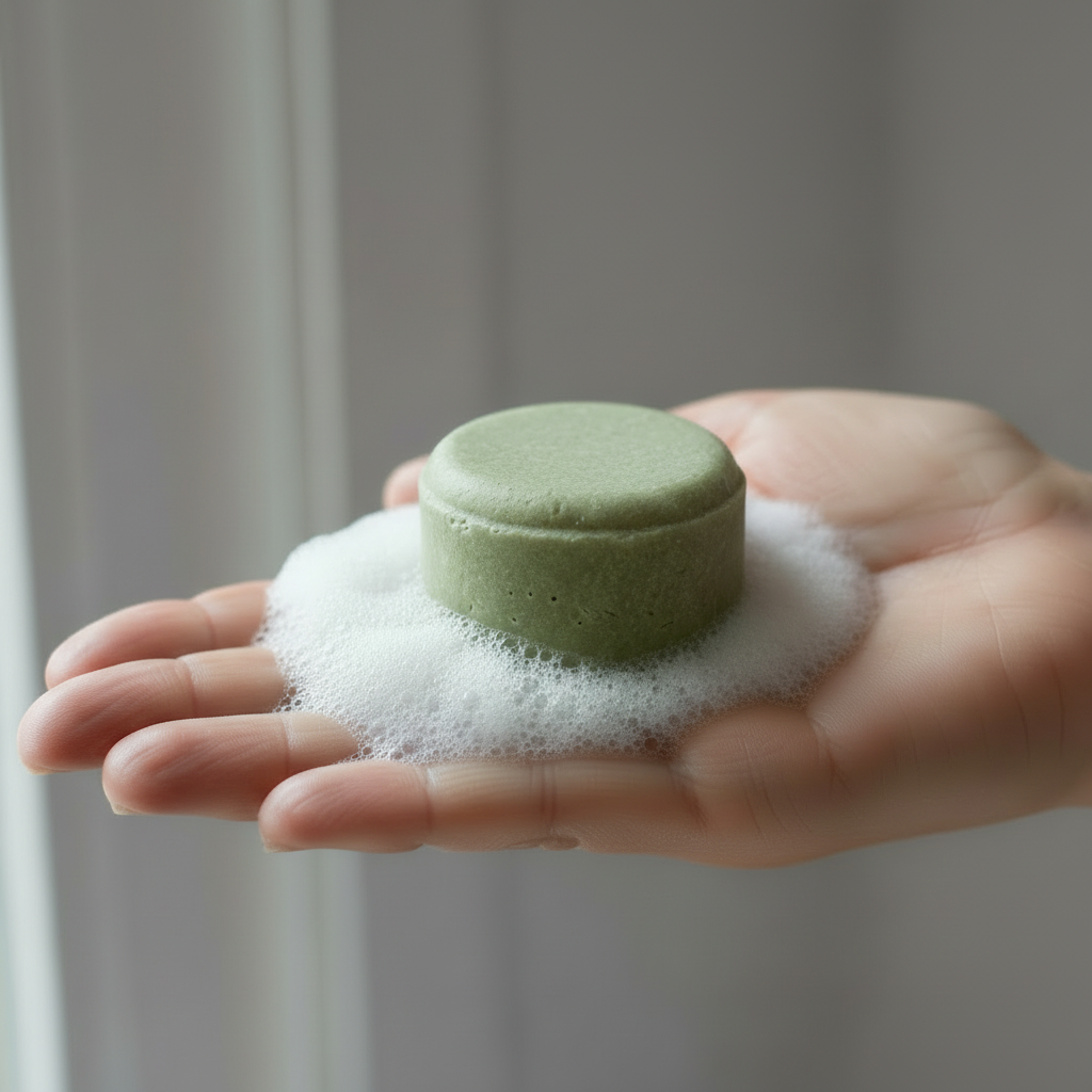 Handmade Matcha Olive Oil Soap | Mandarin & Pine | Hidden Forest